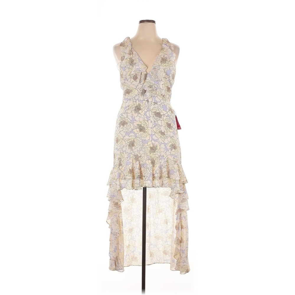 Badgley Mischka “Naty” Hi-Low Floral Halter Gown – Size 14 – NWT - Picture 7 of 9